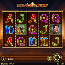 Caspero - Legacy of Dead Slot Game - Play'n GO